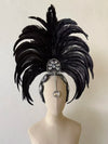 The Stardust Samba Enchantment – Exquisite Feathered Dance & Stage Headdress
