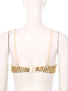 Sparkly Floral Beaded Sequin Belly Dance Bra & Tassel Performance Top