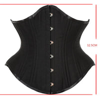 20 Steel Bone Cotton Underbust Corset Heavy Duty Waist Trainer Cincher