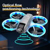 Remote-controlled drone, high-definition dual camera, intelligent positioning, 2.4-inch display screen, multiple operations