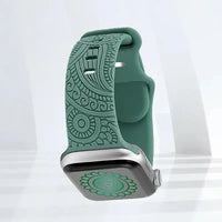 Apple Watch Silicone Strap - Stylish, Engraved Design