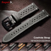 Amazfit Bands Leather Quick Release Watch Band Vintage Brown Cowhide Strap