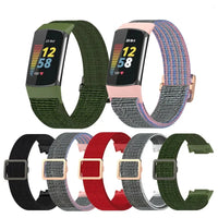Fitbit Charge 5 6 Elastic Nylon Loop Band - Soft Strap