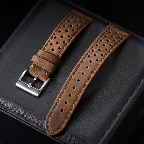 Motorola Moto Watch Band Vintage Leather Strap Breathable Bracelet