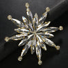 Large Luxury Rhinestone Star Brooch
