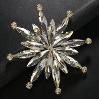 Large Luxury Rhinestone Star Brooch