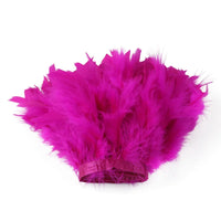 Multicolor Turkey Feather Trim Fringe Fluffy Ribbon