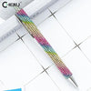 Press Metal Ballpoint Pens Diamond Multi-color Gift Pen Creative Office Supplies Student Stationary Supplies Accessory