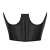 Gothic Underbust Corset Top Strapped Curve Shaper Punk Slimming Waist Belt