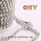 Silver Crystal AB / SS28-6mm / 1Yard-Pack