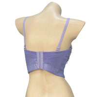 Sparkly Rhinestone Inlaid Corset Bra Top Nightclub Pole Dancing Costume