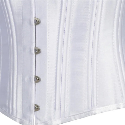 20 Steel Bone Cotton Underbust Corset Heavy Duty Waist Trainer Cincher