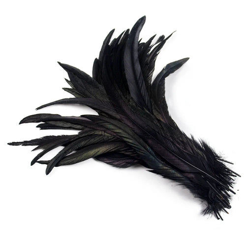 100PCS Natural Rooster Tail Feathers (25-40CM)