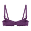 Lace Underwire Half-Cup Push-Up Bra