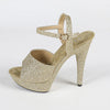 The Stardust Velvet Siren Stiletto – Luxury 13cm Platform Sandal