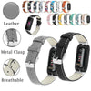 Fitbit Inspire 3 Leather Band - Stylish and Breathable Strap