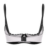 Lace Underwire Half-Cup Balconette Bra