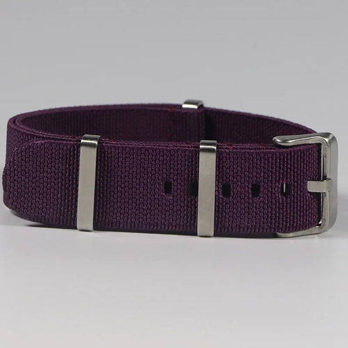 Polar Watch Band Nylon Elastic Strap Unisex Military Style Blue Red