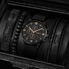 4/5PCS Fashion Men Watches Casual Male's Quartz Watch Bracelets Set Relogio Masculino Reloj Hombre（Without Box）