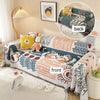 Cartoon Sofa Cover Double Use Beds Blanekets Throw Blanket Picnic Mat With Tassel Sofa Bed Universal Decorative