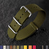 COROS Nylon Ribbed Watch Band For Smartwatch - Military Washable Strap