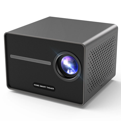 HAPPRUN Electric Focus Mini 1080P Projector - Bluetooth, 200 Inch Display, Outdoor Movie