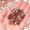 SS3-SS30 Gold Bottom Flat Back Glass High Quality Crystal Rhinestones