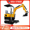 Mini Excavator 1 ton Hydraulic Crawler Excavator EPA Certified Small Digger Door to Door Delivery