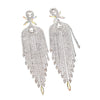 Rhinestone Sunburst Headpiece & Earring Set