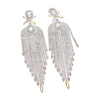 Rhinestone Sunburst Headpiece & Earring Set