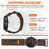 Garmin Leather Watch Band Strap - Premium Sports Style