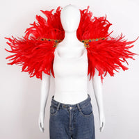 Festival Carnival Feather Shawl