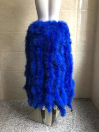 Long Feather Bustle Skirt Costume Accessory