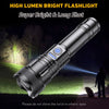 2pcs Strong Light Flashlight USB Rechargeable Small Xenon Lamp Portable Ultra Bright Long-range Outdoor Household Led