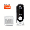 Tuya WiFi wireless smart video doorbell bidirectional outdoor HD camera 1080P support SD card/cloud storage waterproof