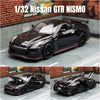 1/32 Nissan Skyline GTR R35 Nismo GT3 Racing Toy Car Model For Children RMZ CiTY Diecast Alloy Miniature Sound Light Collection