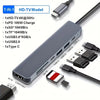 Type C HUB 4K 30Hz USB C To HDTV-compatible PD 100W Adapter For Macbook Air Pro Samsung USB 3.0 HUB Multi Splitter Converter