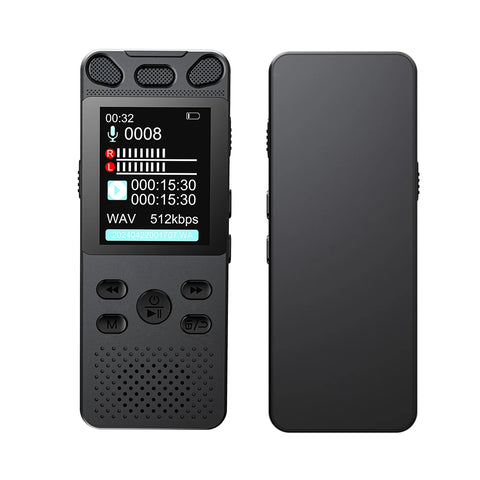 Vandlion V71 Digital Audio Recorder WAV 3072kbps Recording Voice Activated MP3 Player Noise Reduction Dictaphone for Interview