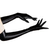 80D Satin Shiny High-Elasticity Opera Length Gloves Stage Performance Gloves
