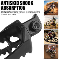Aluminium Footpegs Pedals Motorcycle PW50 PW80 TW200 XR50R CRF50 CRF70 CRF80 CRF100F Dirt Bike Foot Pegs For Pit Dirt Motor Bike