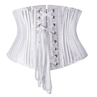 24 Steel Bone Underbust Corset Heavy Duty Waist Trainer Cincher Bustier