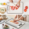 1pcs Stainless Steel Cutting Board Double Sided Chopping Board for Kitchen Scratch Resistant Anti-Slip Silicone Edges
