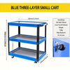 3 Tier Rolling Tool Cart,Industrial Service Cart, Heavy Duty Steel Utility Cart Tool Organizer Perfect for Warehouse&Repair Shop