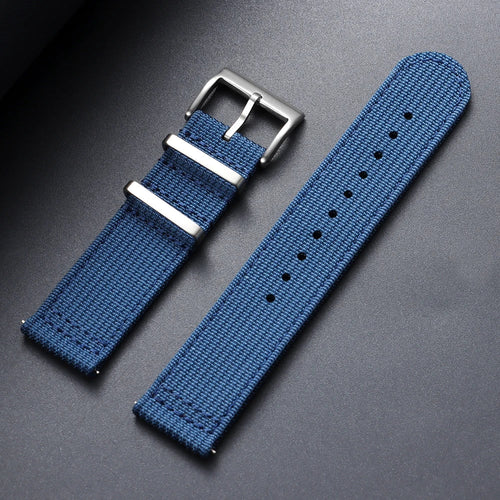 OnePlus Smartwatch Bands Ribbed Nylon Woven Canvas Fabric Quick Release Watch Straps