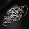 AB Rhinestone Wrap Snap Bracelet
