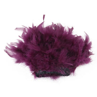 Multicolor Turkey Feather Trim Fringe Fluffy Ribbon
