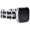 Fitbit Versa & Sense Leather Metal Band - Luxurious Design