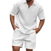 Men s Casual Outfit Short Sleeve Tee with Drawstring Shorts Set for a Stylish Summer Look