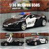 1/36 McLaren 600LT Toy Car For Children RMZ City Diecast Miniature Vehicle Model Super Pull Back Car Collection Gift for Boys