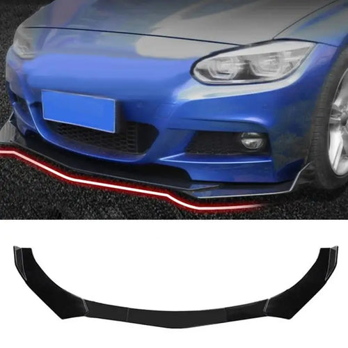Front Bumper Lip Splitter Spoiler Adjustable Front Bumper Body Kit For Car Lightweight Front Body Shovel Anti-Collision Bumper